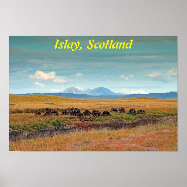 Affiche Cartes du Jura d'Islay, Ecosse (Devant)