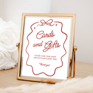 Affiche Cartes et Cadeaux Affichage Po That's Amore Rouge