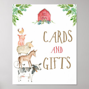 Affiche Cartes et cadeaux Animaux de ferme Barnyard Boy An