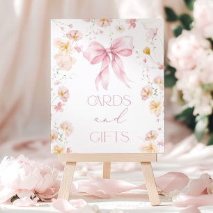 Affiche Cartes et cadeaux Arc-en-ciel Baby girl Shower