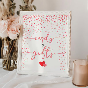 Affiche Cartes et cadeaux Baby shower Signal numérique ou