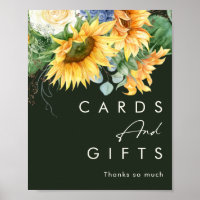 Cartes et Cadeaux Bold Country Tournesol Vert Fonc