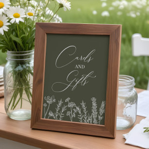Affiche Cartes et cadeaux Burange Fleur sauvage Mariage