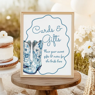 Affiche Cartes et cadeaux chinoiserie bottes enterrement d