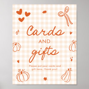 Affiche Cartes et cadeaux Citrouille Un Petit Orange d'Aut