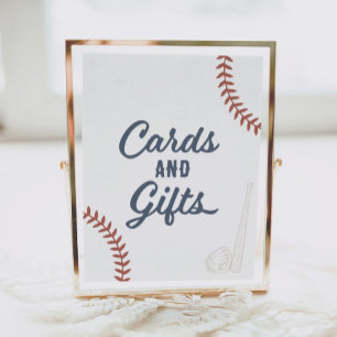 Affiche Cartes et cadeaux d'anniversaire de baseball