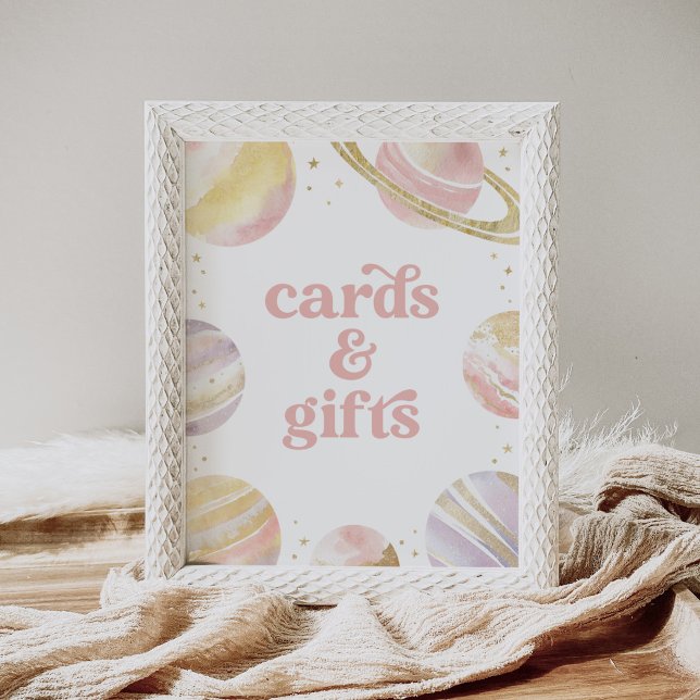 Affiche Cartes et cadeaux d'anniversaire de fille de l'esp (Créateur téléchargé)