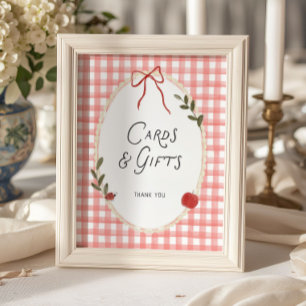 Affiche Cartes et cadeaux de baby shower Apple