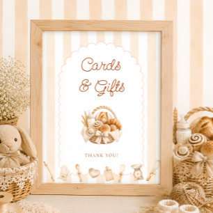 Affiche Cartes et Cadeaux de Baby Shower Bébé en Route