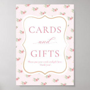 Affiche Cartes et Cadeaux de Fête de Fiançailles sur le Th