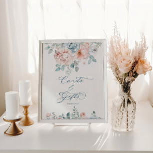 Affiche Cartes et Cadeaux de Fête de Mariage Something Blu