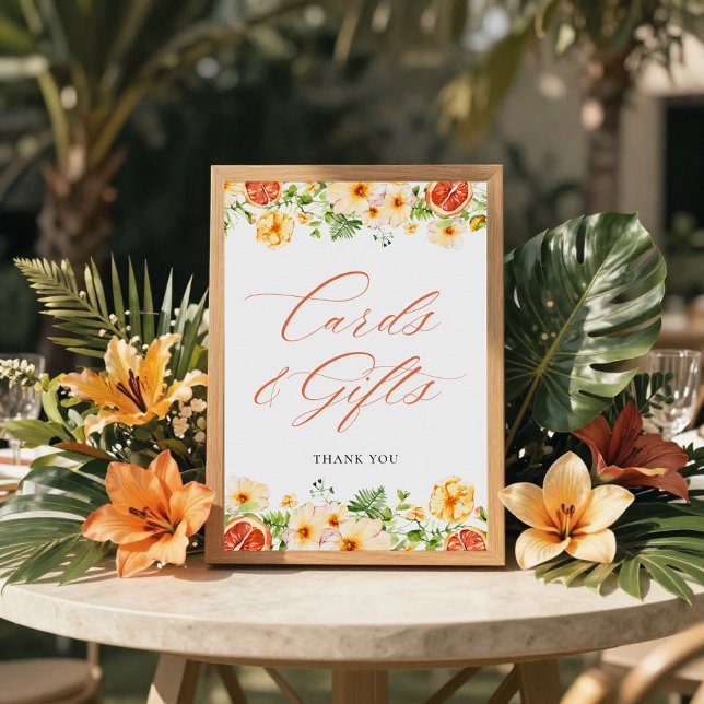 Affiche Cartes et cadeaux de fête prénuptiale sur le thème (Créateur téléchargé)