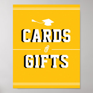 Affiche Cartes et cadeaux de fin d'études de Letterman JAU