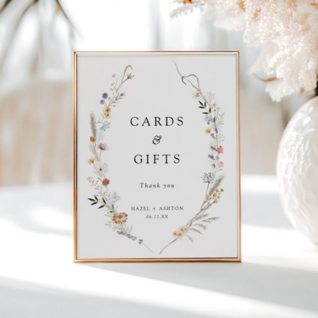 Affiche Cartes et cadeaux de Fleur sauvage Terre (Créateur téléchargé)