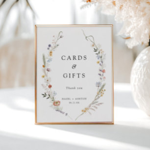 Affiche Cartes et Cadeaux de Fleur Sauvage Terreuse