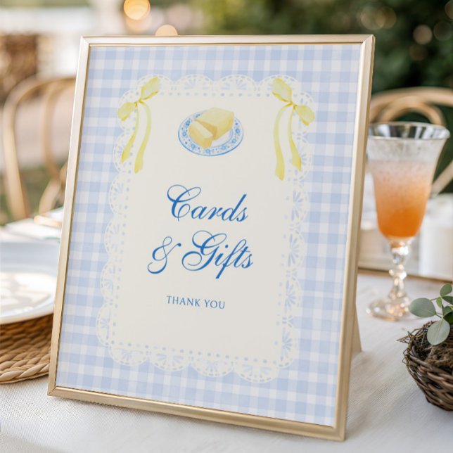 Affiche Cartes et Cadeaux de Mariage Thème Beurre (Créateur téléchargé)