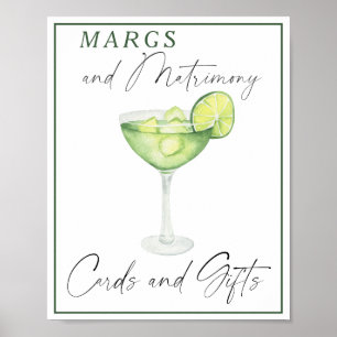 Affiche Cartes et cadeaux de mariée Margarita