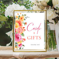 Cartes et cadeaux de naissance en tranches d'agrum