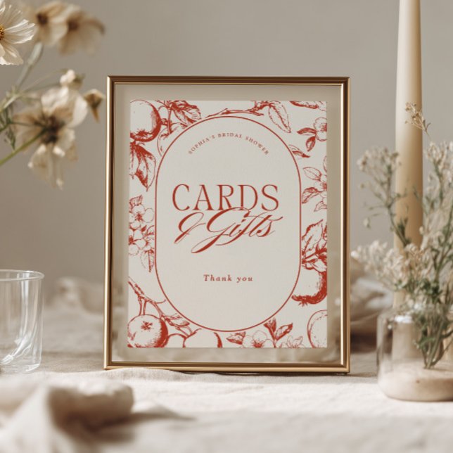 Affiche Cartes et Cadeaux de Réception de Mariage Parfaite (Créateur téléchargé)