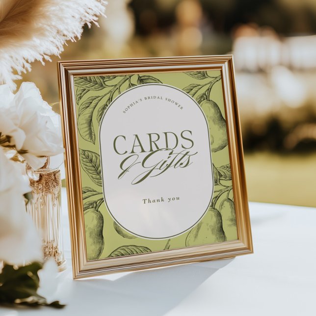 Affiche Cartes et Cadeaux de Réception de Mariage Parfaite (Créateur téléchargé)