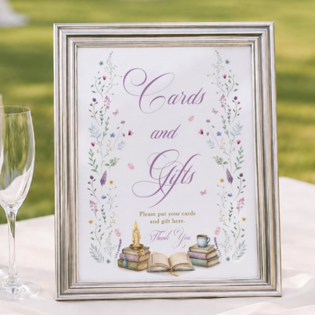 Affiche Cartes et Cadeaux de Réception de Mariage pour Son (Créateur téléchargé)