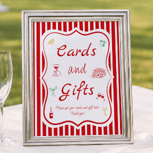 Affiche Cartes et Cadeaux de Réception de Mariage That's A