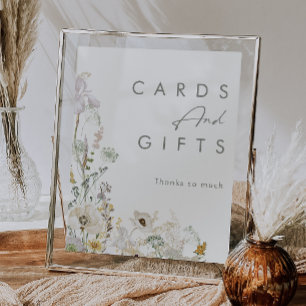 Affiche Cartes et cadeaux d'ivoire du Fleur sauvage Whimsi