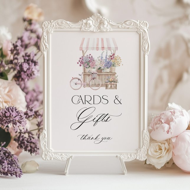 Affiche Cartes et cadeaux Élégant Frais du Marché (Créateur téléchargé)
