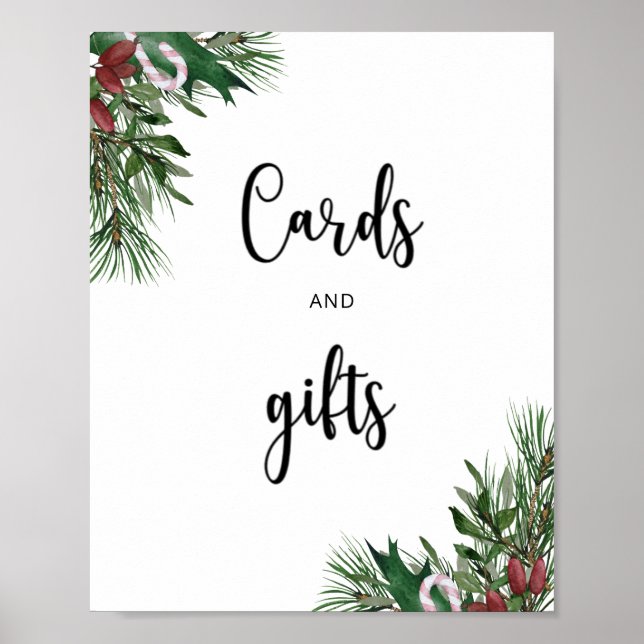Affiche Cartes et cadeaux Evergreen (Devant)