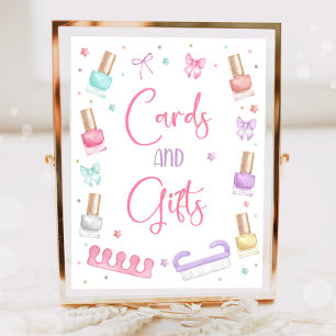 Affiche Cartes et cadeaux Fête Mani-Pédi Manucure Pédicure