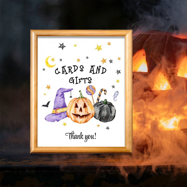 Affiche Cartes et cadeaux Halloween (Créateur téléchargé)