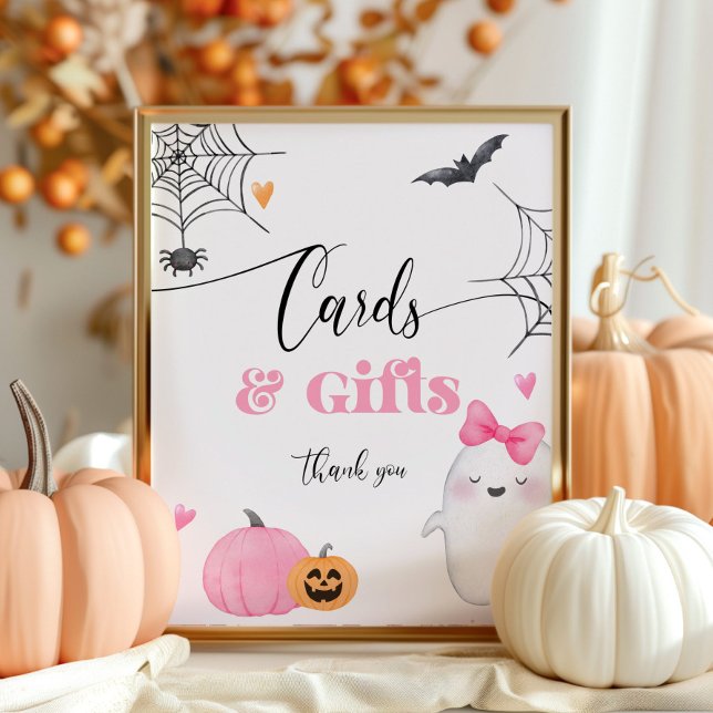 Affiche Cartes et cadeaux Little Boo Halloween  (Créateur téléchargé)
