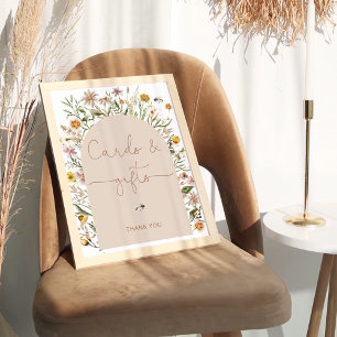 Affiche Cartes et cadeaux modernes Fleur sauvage