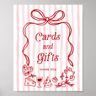 Affiche Cartes et Cadeaux Nœud Papillon Citrons Italiens B