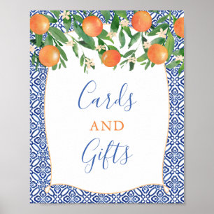 Affiche Cartes et cadeaux Orange Groves