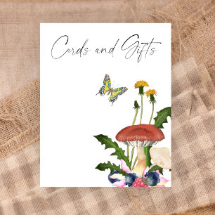 Affiche Cartes et cadeaux pour baby shower sur les champig