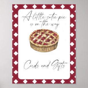 Affiche Cartes et cadeaux pour bébé pour une fête prénatal
