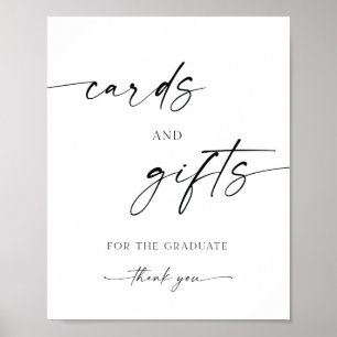 Affiche Cartes et cadeaux pour les diplômés