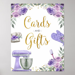Affiche Cartes et Cadeaux Purple Stock the Kitchen