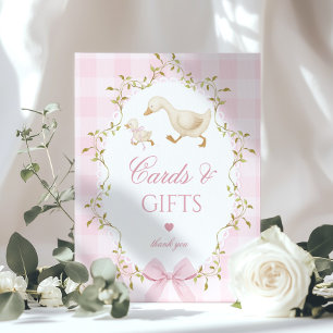 Affiche Cartes et cadeaux Silly Goose Fantaisie rose