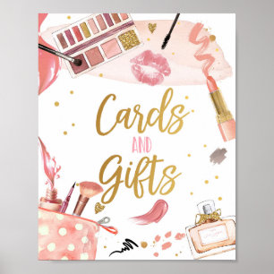 Affiche Cartes et cadeaux Spa Party Maquillage Glamor Girl