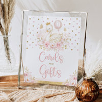 Cartes et cadeaux Swan Princess Pink Balloon Party