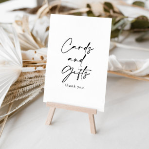 Affiche Cartes et cadeaux Symbole moderne et élégant