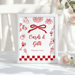 Affiche Cartes et Cadeaux That's Amore thème italien