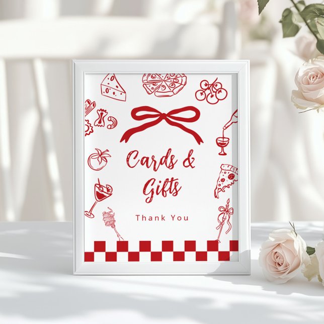 Affiche Cartes et Cadeaux That's Amore thème italien (Créateur téléchargé)