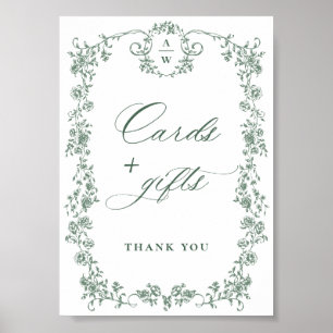 Affiche Cartes et cadeaux Victoriens Grace Ornat