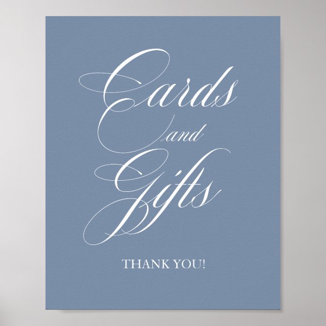 Affiche Cartes et panneau de cadeaux de calligraphie class (Devant)