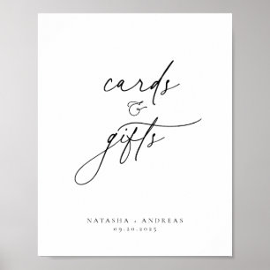 Affiche Cartes minimalistes Chic Contemporain Cadeaux