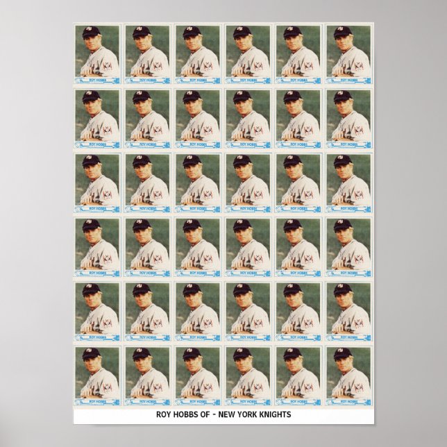 Affiche Cartes non coupées de Roy Hobbs (Devant)