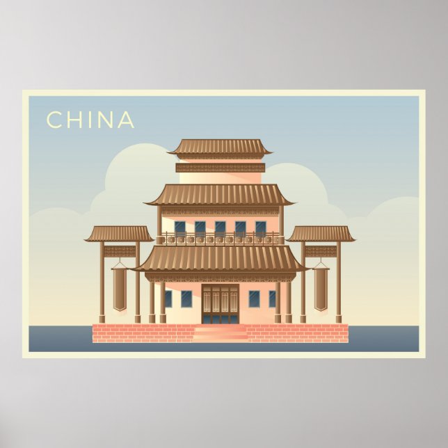 Affiche Cartes postales chinoises (Devant)